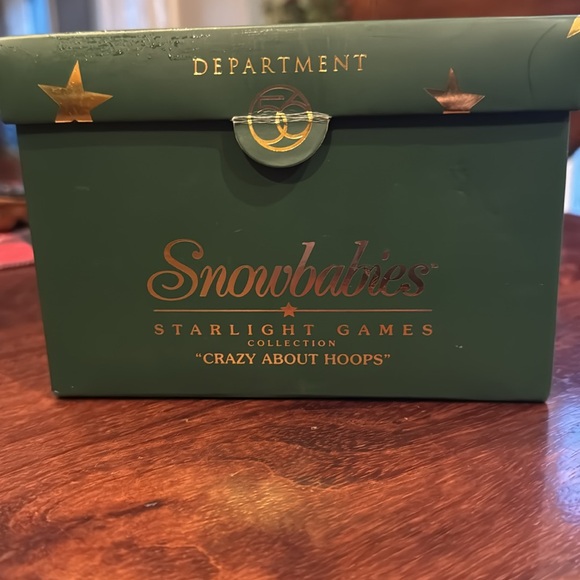 Department 56 “Crazy About Hoops” Snowbaby Figurine - Picture 3 of 4